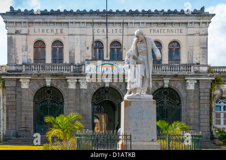 Das Gerichtsgebäude; Palais de Justice; Martinique; Fort de France; Karibik Stockfoto