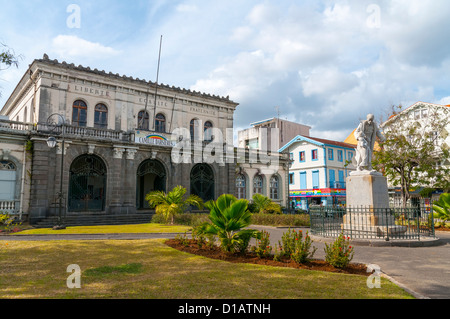 Das Gerichtsgebäude; Palais de Justice; Martinique; Fort de France; Karibik Stockfoto