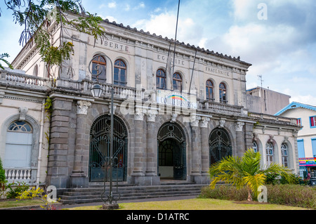 Das Gerichtsgebäude; Palais de Justice; Martinique; Fort de France; Karibik Stockfoto