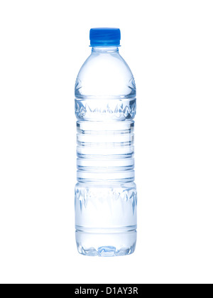 Leer und klares Trinkwasser Flasche benötigt werden, um die Umsetzung einer neuen Marke oder Zeichen Stockfoto