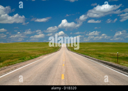 Highway 85 nördlich von Spearfish, South Dakota, USA. Stockfoto