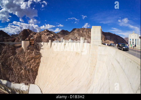 Hoover Dam Hydro-elektrische Stromerzeugung Damm Arizona AZ Vereinigte Staaten von Amerika Stockfoto