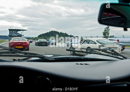 TVR-Autos auf der OGP Nürburgring Deutschland 2011 Stockfoto