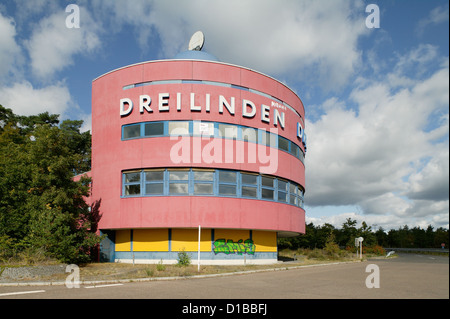 Berlin, Deutschland, die ehemalige Autobahnraststaette Dreilinden Stockfoto