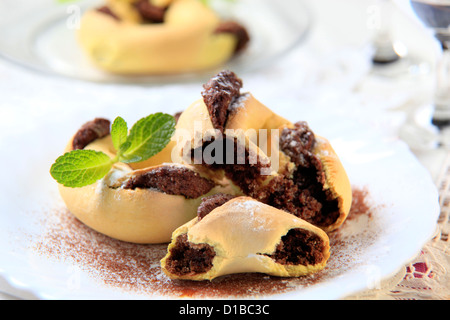 Melasse Ringe - traditionelles Weihnachten Dessert in Malta Stockfoto