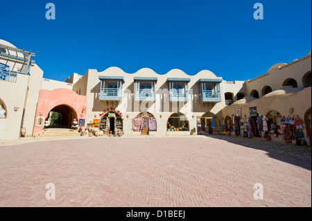 Hotelanlagen und Golfplatz in Taba Heights, Sinai-Halbinsel, Ägypten am Golf von Aqaba Stockfoto