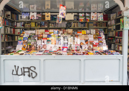 Bücher zu speichern, Cuesta de Moyano Madrid, Spanien Stockfoto