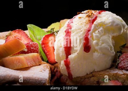 Dessert Stockfoto