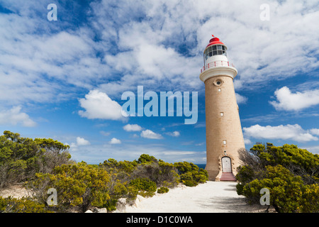 Leuchtturm von Cape du geschafft, Australien im Flinders Chase Nationalpark auf Kangaroo Island. Australien, South Australia Stockfoto