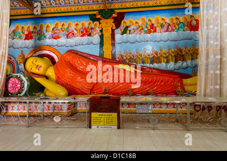 Liegender Buddha am Abhayagiri Vihara in Anuradhapura, Sri Lanka Stockfoto