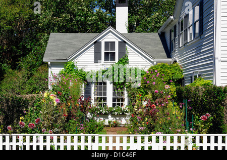 Emily Post Haus und Garten, Edgartown, Massachusetts, USA Stockfoto