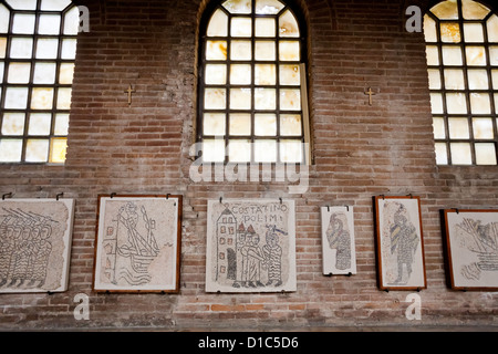 Mosaik im Dom San Giovanni, Ravenna Stockfoto