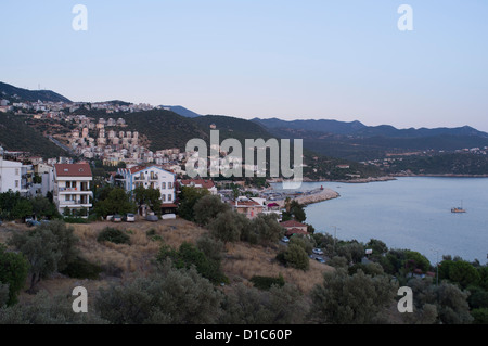 Ansicht der Kas in Süd-West-Türkei Stockfoto