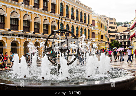 Senatsplatz oder Senatsplatz in Macau. Stockfoto