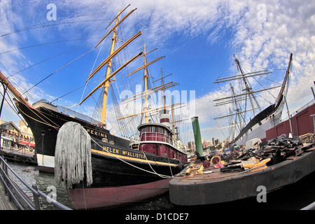 South Street Seaport Manhattan in New York City Stockfoto