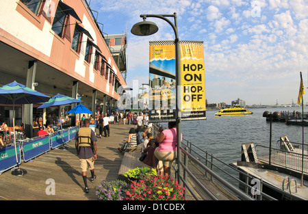 Der South Street Seaport Historic District untere Manhattan New York City Stockfoto