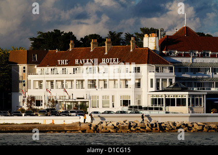 Haven Hotel, Sandbänke, Poole Harbour, Dorset, England Stockfoto