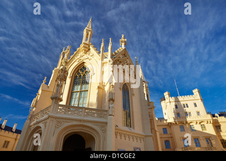 Schloss Lednice, Tschechien, Europa Stockfoto