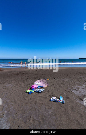 Strand-Zeug auf Fuerteventura, Spanien Stockfoto