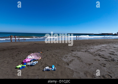 Strand-Zeug auf Fuerteventura, Spanien Stockfoto