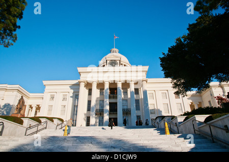 Alabama State Capitol Building, Montgomery, der Hauptstadt des US-Bundesstaates Alabama, USA Stockfoto