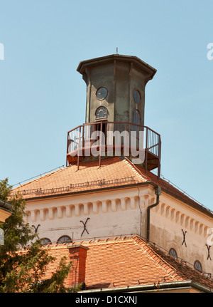 Lotrscak-Turm in Zagreb, Kroatien. Stockfoto