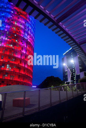 Moderne Gebäude in Bacelona, Diagonale @ 22 Bezirk Stockfoto