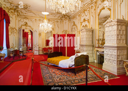 privaten königlichen Gemächer in der Hofburg Palast, Wien, Österreich Stockfoto