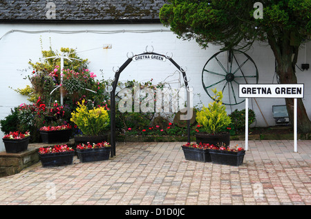 Gretna Green, Dumfries and Galloway, Schottland, Europa Stockfoto