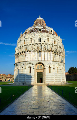 Außenansicht des Bapristry von Pisa, Pisa, Italien Stockfoto