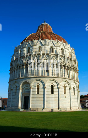 Außenansicht des Bapristry von Pisa, Pisa, Italien Stockfoto