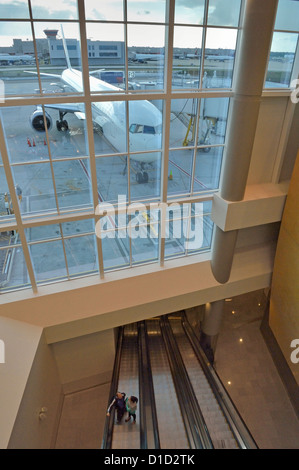 Internationalen Abflughalle Hartsfield-Jackson Atlanta internationaler Flughafen Atlanta Georgia USA Stockfoto