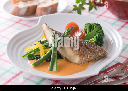 Rote Dorade Poeler Stockfoto