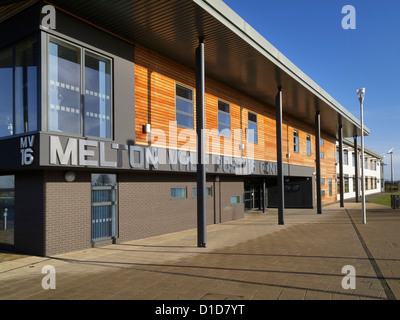 Melton Vale Post 16 Zentrum Sixth Form College in Melton Mowbray Leicestershire, England UK Stockfoto