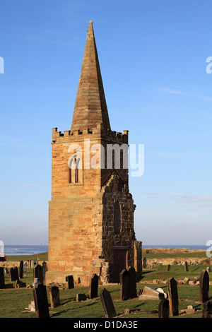 St Germain Kirchturm und Spire Marske in der Nähe von Redcar-Nord-Ost England UK Stockfoto