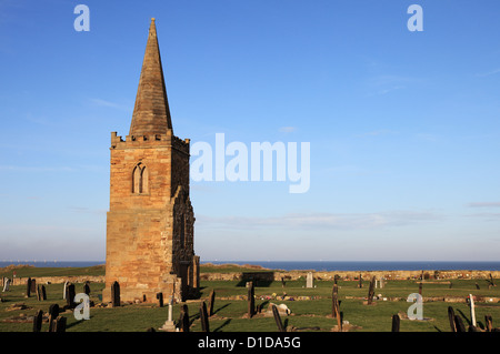 St Germain Kirchturm und Spire Marske in der Nähe von Redcar-Nord-Ost England UK Stockfoto