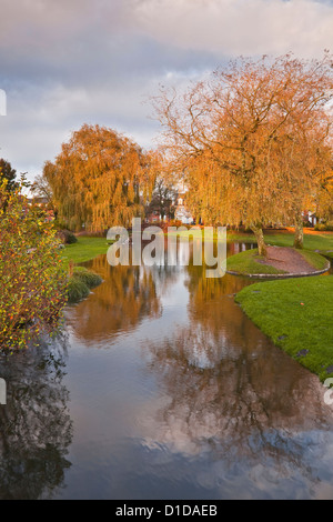 Elizabeth Gardens Park in der Stadt von Salisbury. Stockfoto