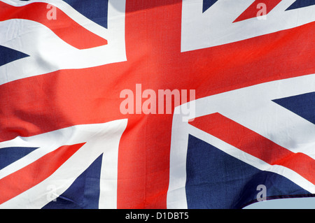 Union Jack, die Parade, Cowes, Isle Of Wight, Großbritannien Stockfoto