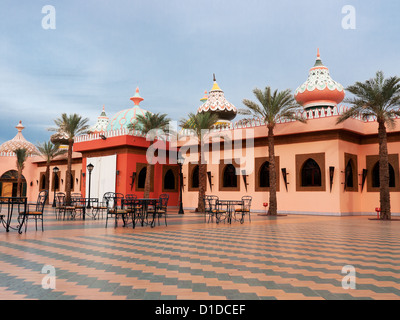 Restaurants in Fantasia, ein Entertainment Center in Sharm-El-Sheihk-, Ägypten Stockfoto