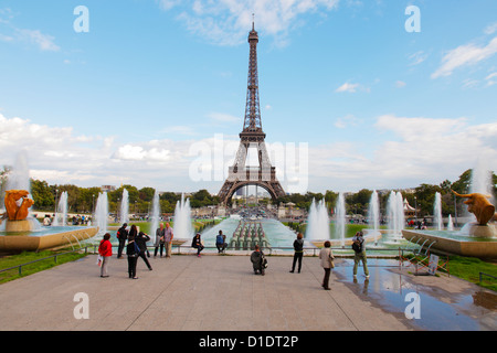 Eiffelturm Paris Stockfoto