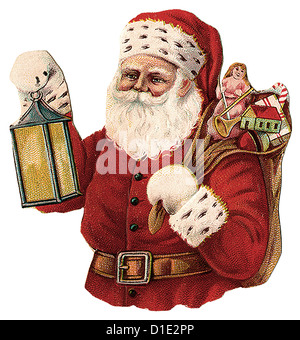 Santa Claus Oberkörper Stockfoto