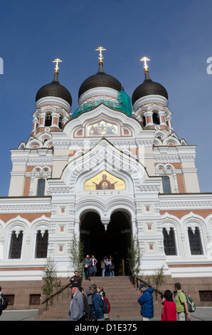 Alexander-Newski-Kathedrale Tallinn, Estland, Europa Stockfoto