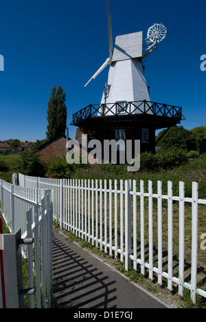 Roggen-Windmühle, Roggen, East Sussex, England, Vereinigtes Königreich, Europa Stockfoto