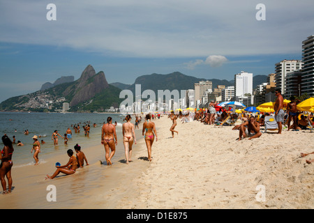 Ipanema-Strand, Rio De Janeiro, Brasilien, Südamerika Stockfoto