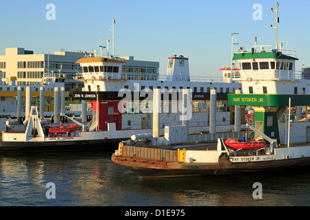 Port Bolivar Fähre, Galveston, Texas, Vereinigte Staaten von Amerika, Nordamerika Stockfoto