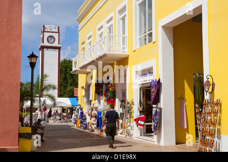 Mercado De Artesanias in Plaza del Sol, San-Miguel-Stadt, Insel Cozumel, Quintana Roo, Mexiko, Nordamerika Stockfoto