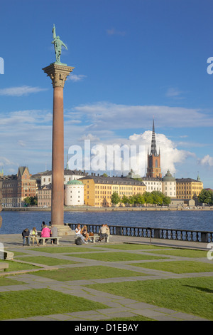 Skyline der Stadt vom Rathaus, Stockholm, Schweden, Skandinavien, Europa Stockfoto