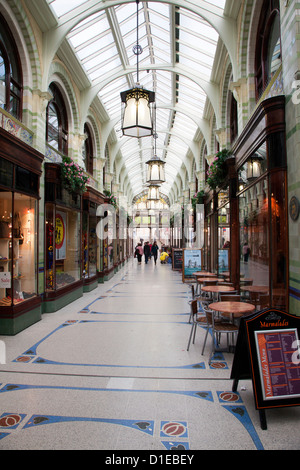 Royal Arcade, Norwich, Norfolk, England, Vereinigtes Königreich, Europa Stockfoto