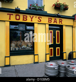 Typisch irischen Pub, Westport, County Mayo, Connacht, Republik von Irland, Europa Stockfoto