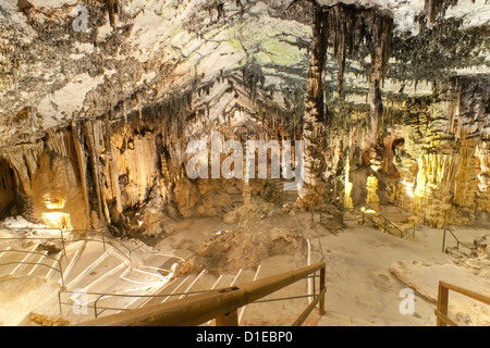 Im Inneren der Höhlen Produktkreationen, Llevant, Mallorca, Balearen, Spanien, Europa Stockfoto